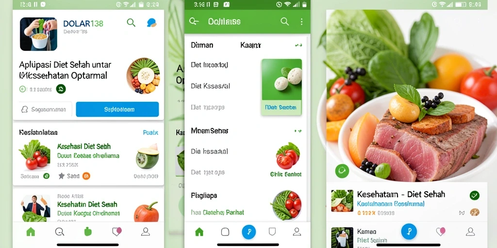 Antarmuka DOLAR138 menunjukkan fitur diet sehat yang menarik.