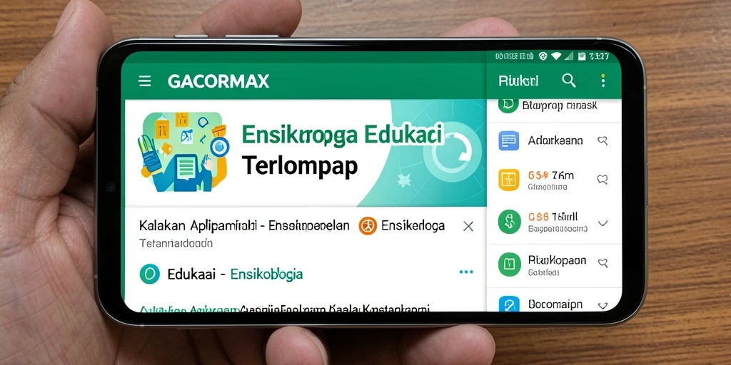 Tampilan antarmuka GACORMAX yang informatif dan mudah digunakan.